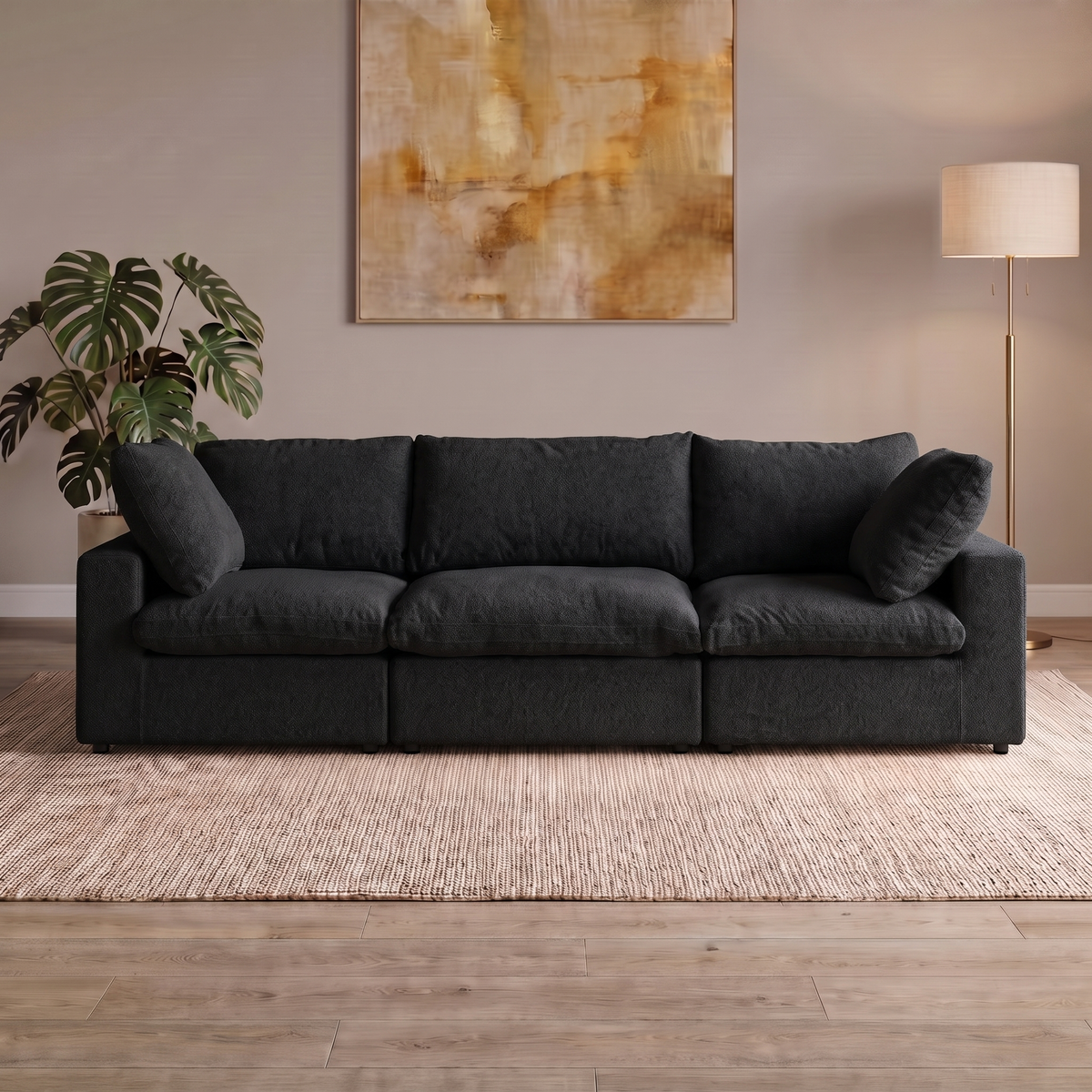 3 Piece Cloud in Black