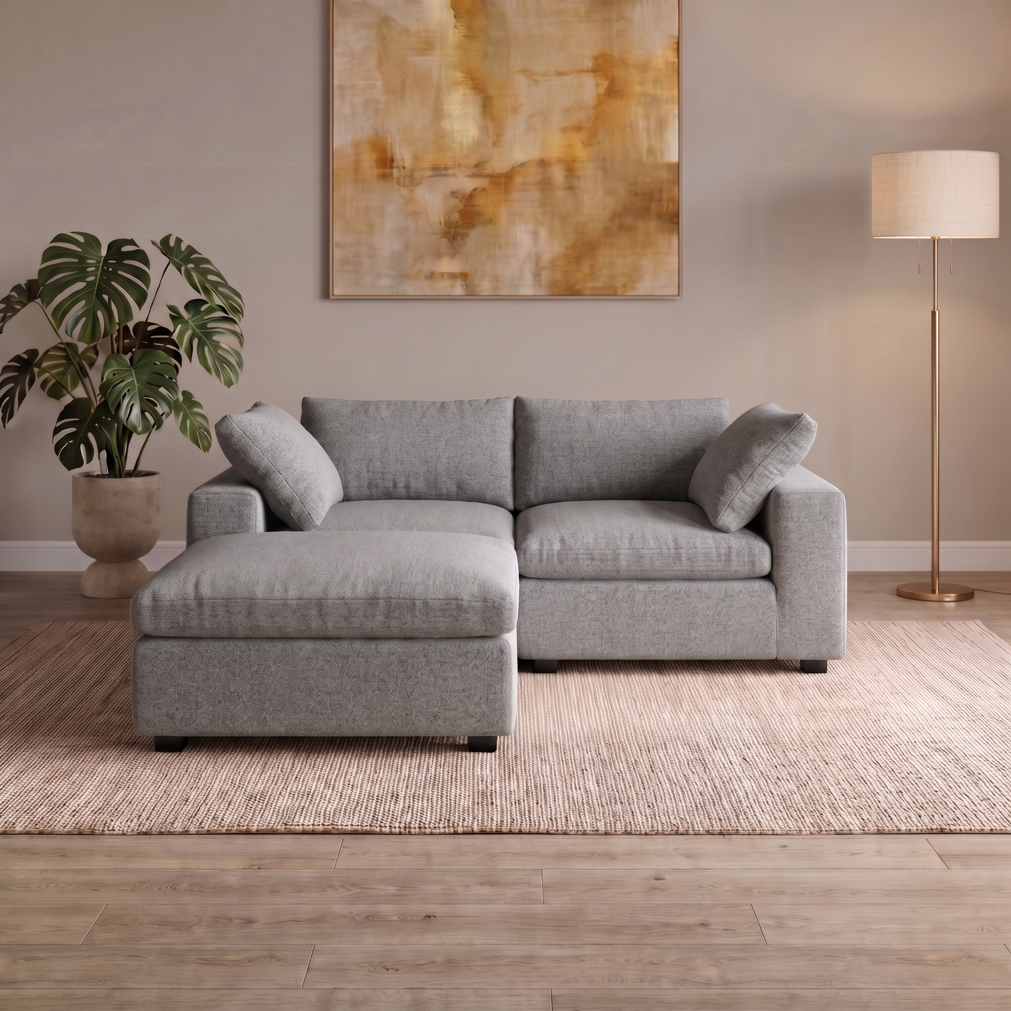 3 Piece Nest in Light Grey