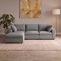 4 Piece Nest in Light Grey