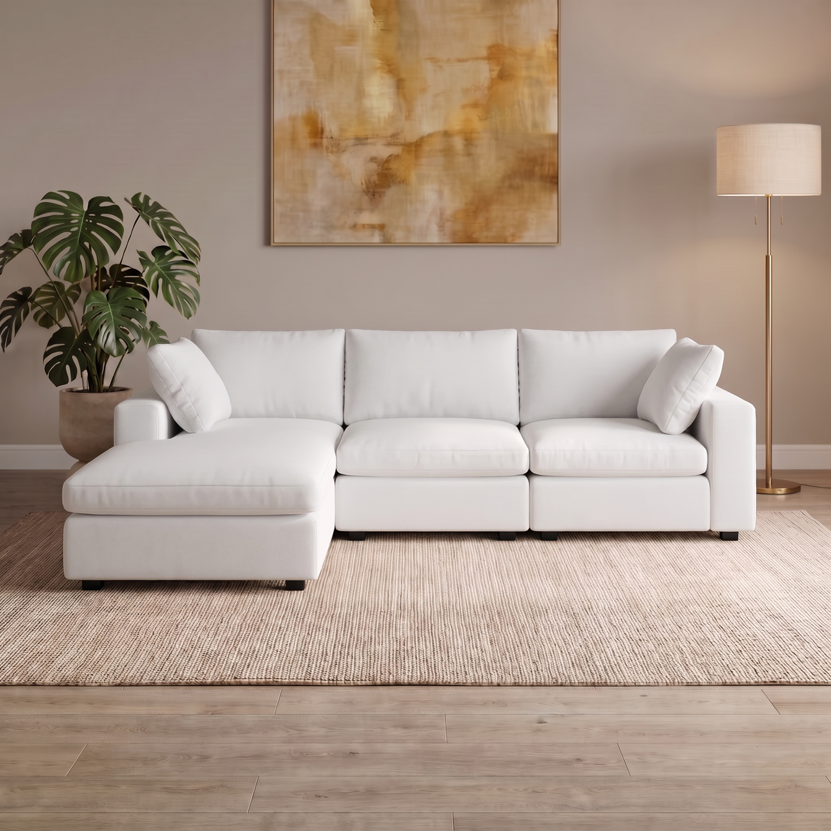 4 Piece Nest in White