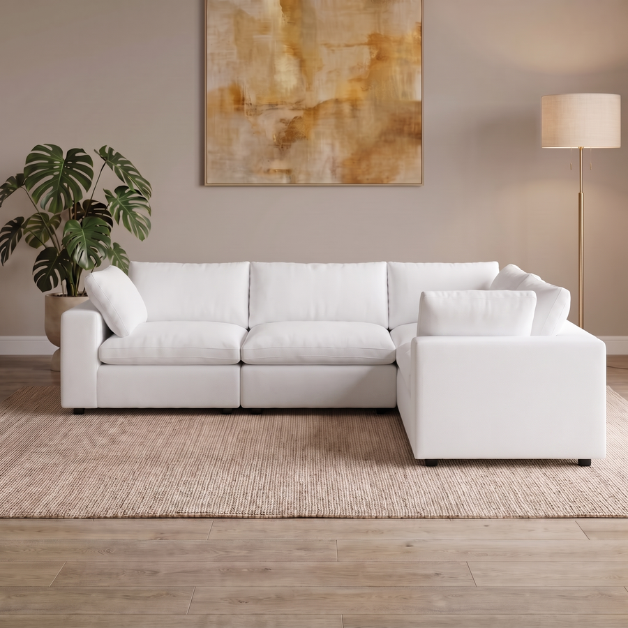 5 Piece Corner in White