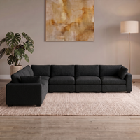6 Piece Corner in Black