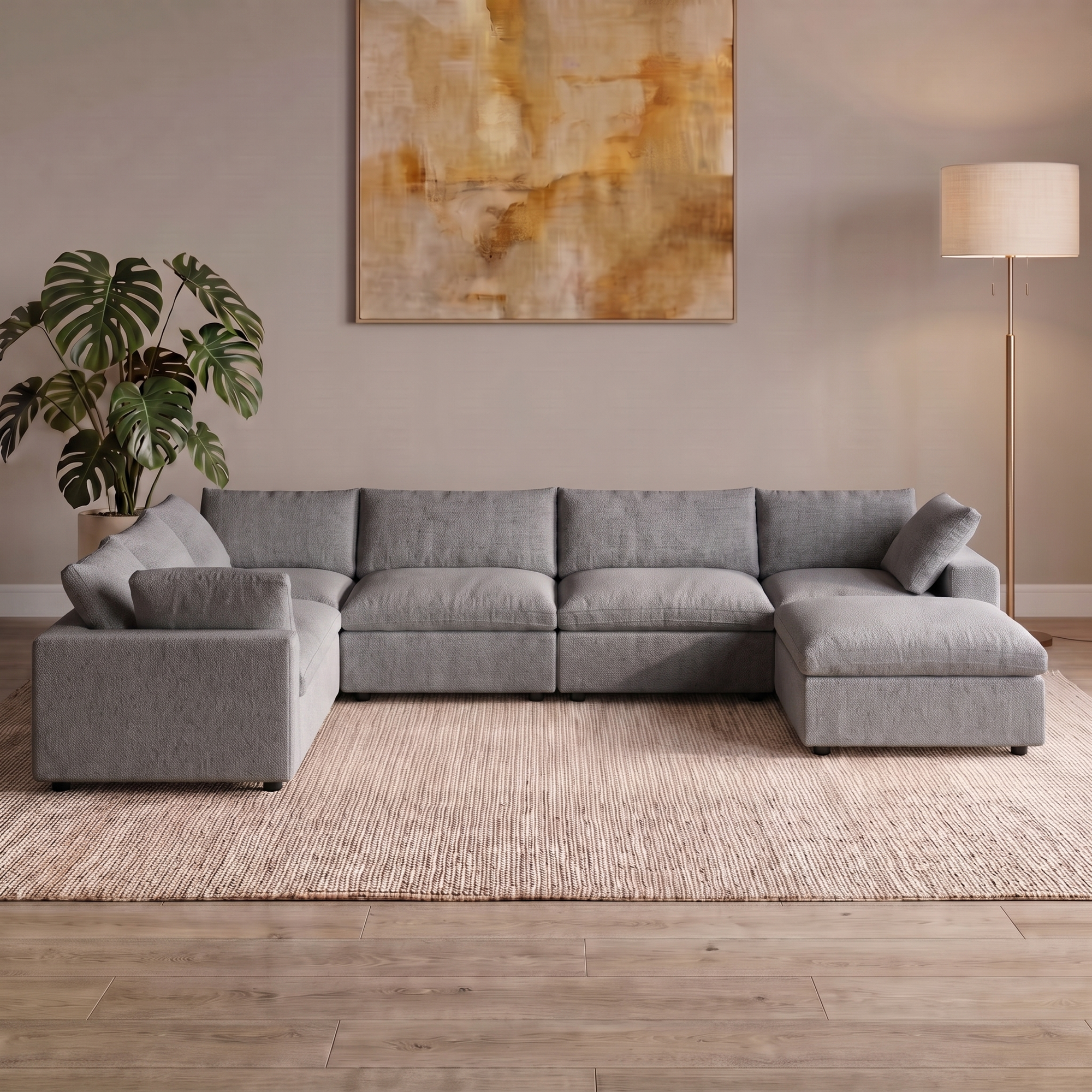 7 Piece Nest in Light Grey