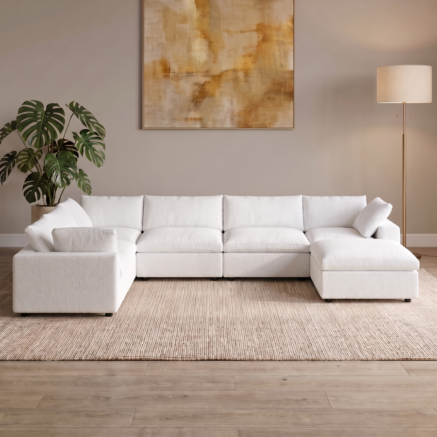 7 Piece Nest in White