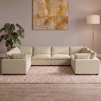 8 Piece Corner in Khaki